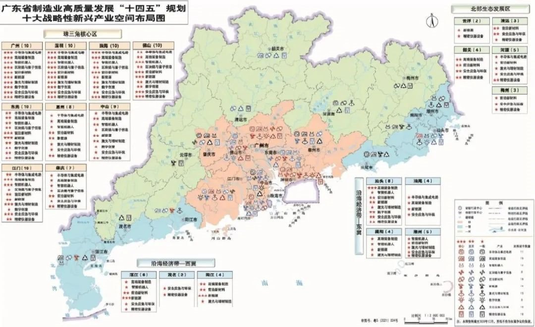 廣東省制造業(yè)“十四五”規(guī)劃，多項涉及LED行業(yè)